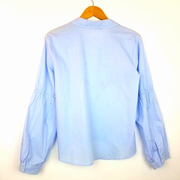 Sanctuary | Button Down Blouse Embroidered Blue - Picture 2 of 6